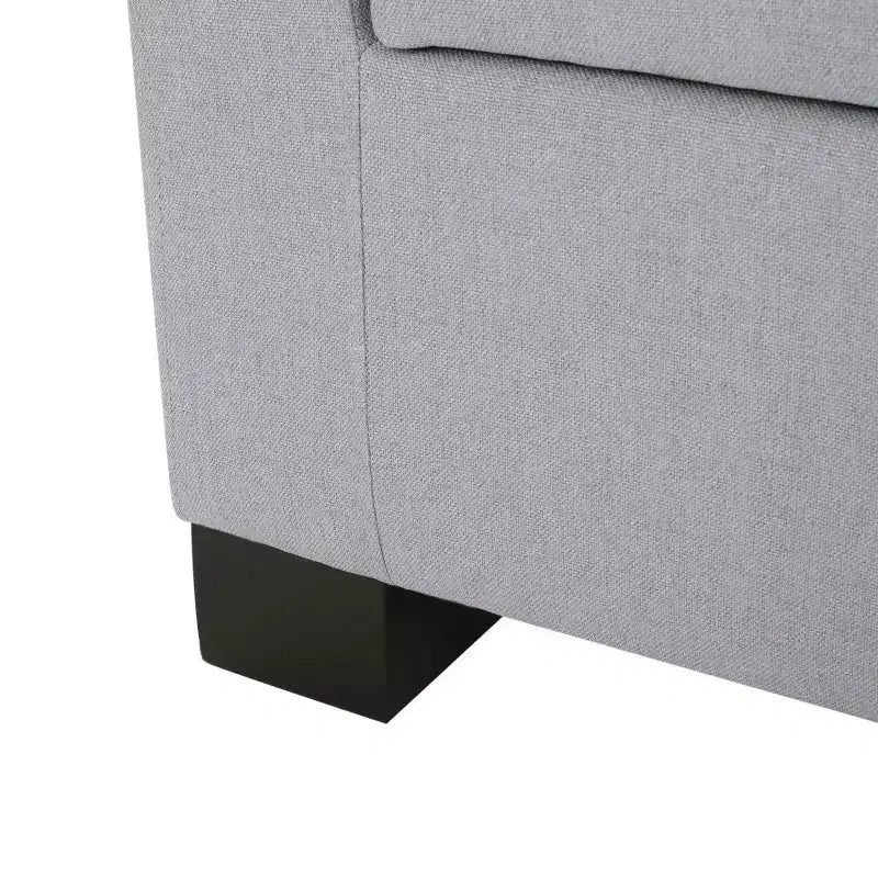 Banc de rangement capitonné contemporain