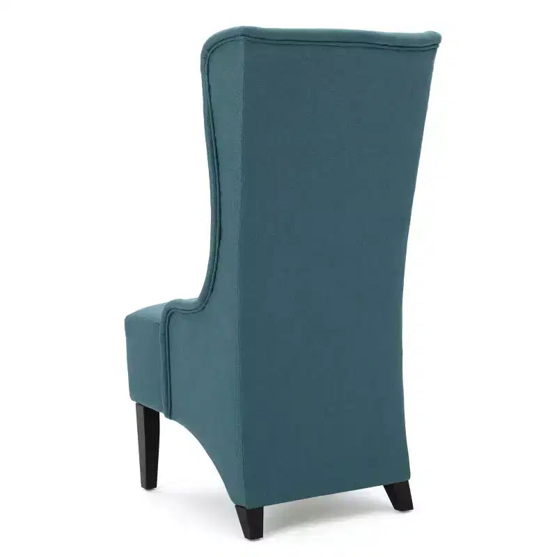 Chaise de salle à manger contemporaine rembourrée à dossier haut