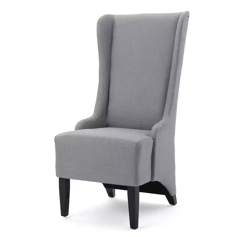 Chaise de salle à manger contemporaine rembourrée à dossier haut