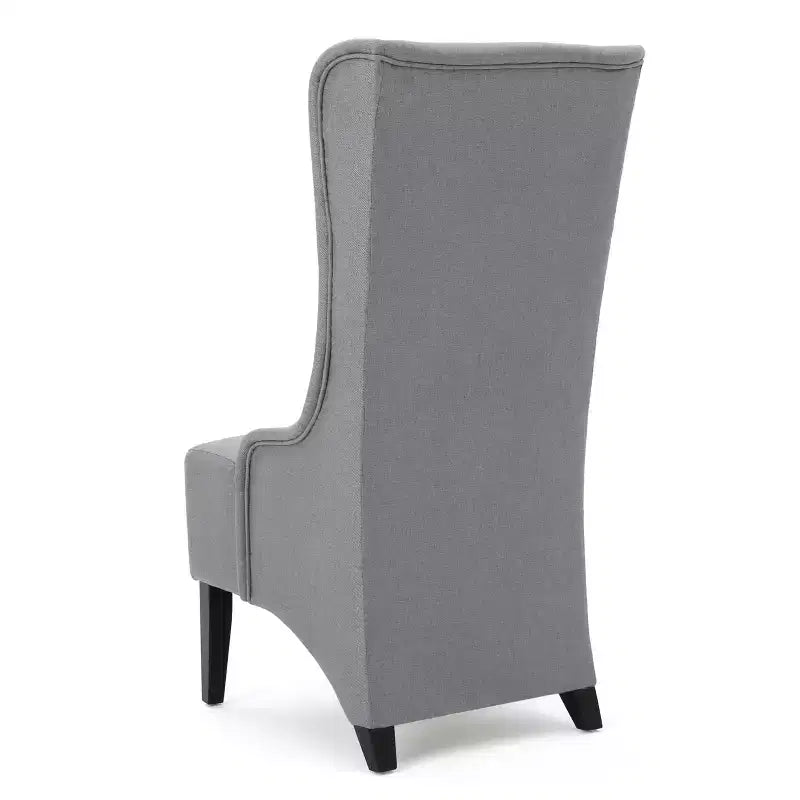 Chaise de salle à manger contemporaine rembourrée à dossier haut
