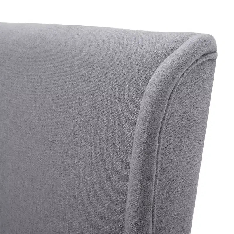 Chaise de salle à manger contemporaine rembourrée à dossier haut
