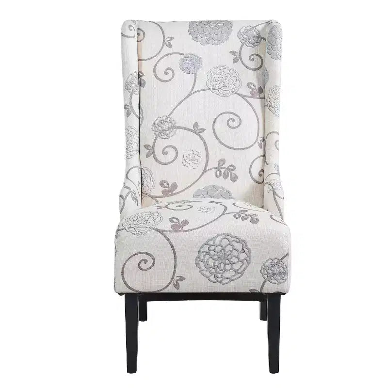 Chaise de salle à manger contemporaine rembourrée à dossier haut