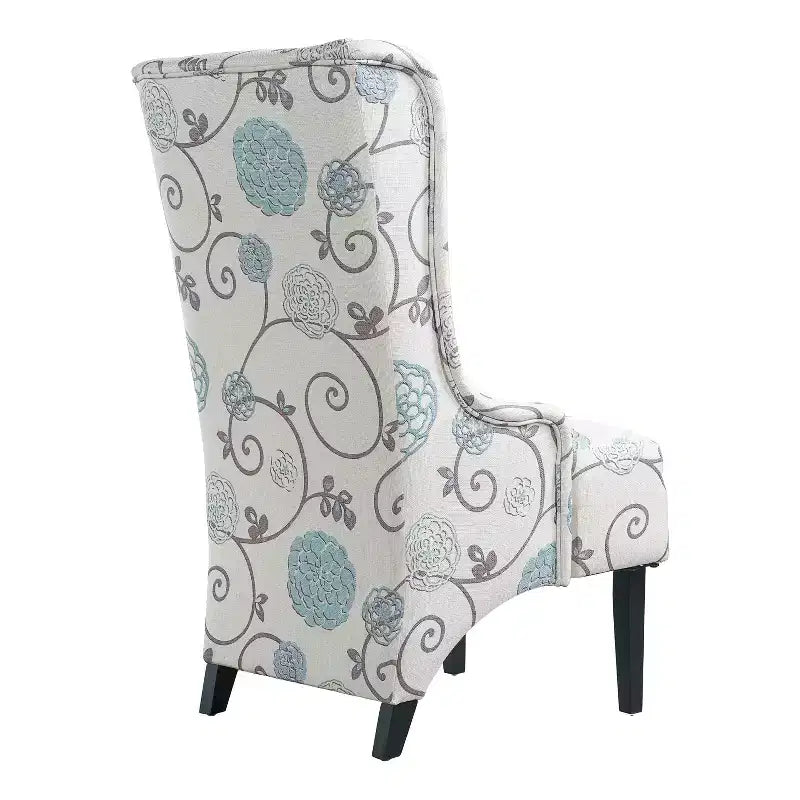 Chaise de salle à manger contemporaine rembourrée à dossier haut