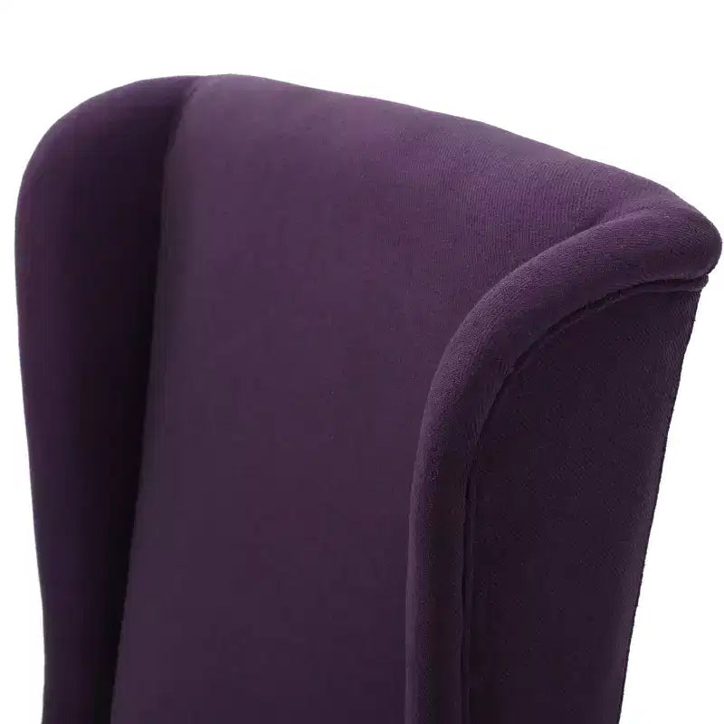 Chaise de salle à manger contemporaine rembourrée à dossier haut
