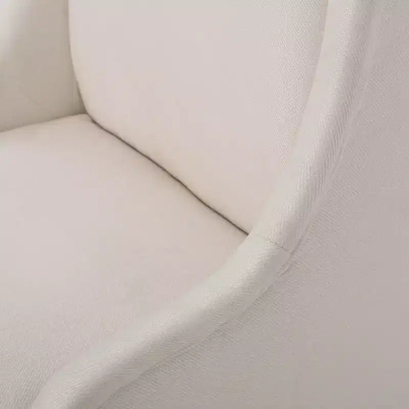 Chaise de salle à manger contemporaine rembourrée à dossier haut