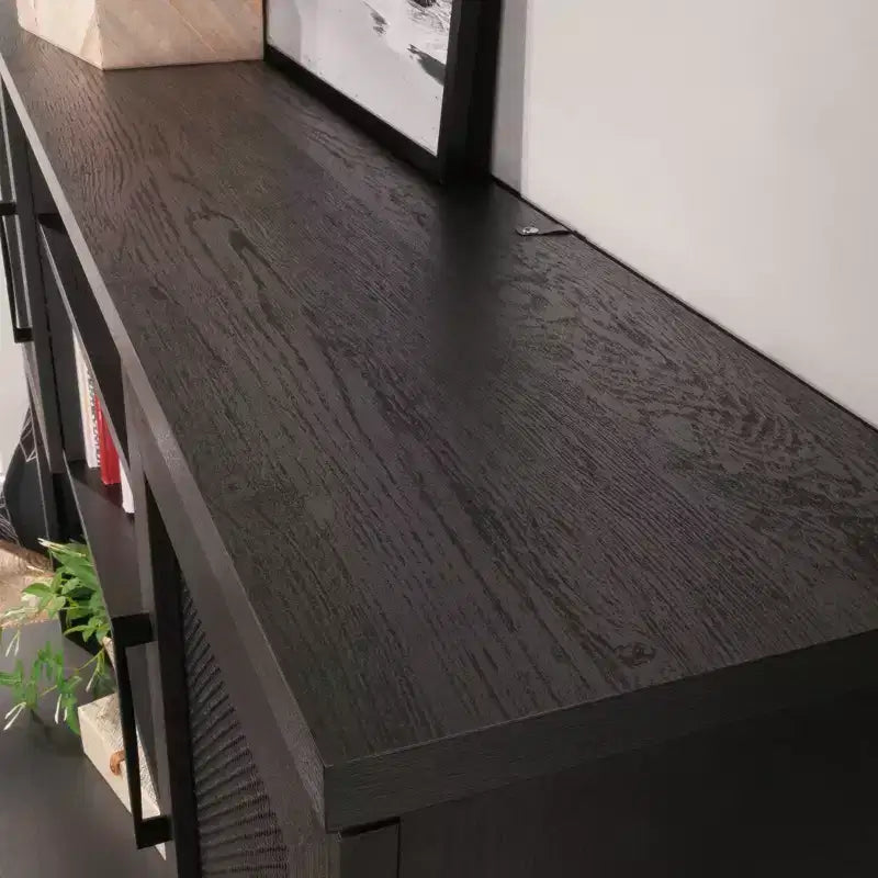 Haut de vaisselier grand modèle Chêne Raven