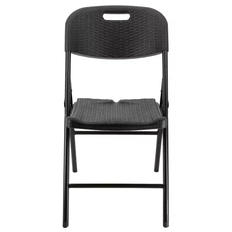 Chaise pliante en rotin pour l'intérieur et l'extérieur