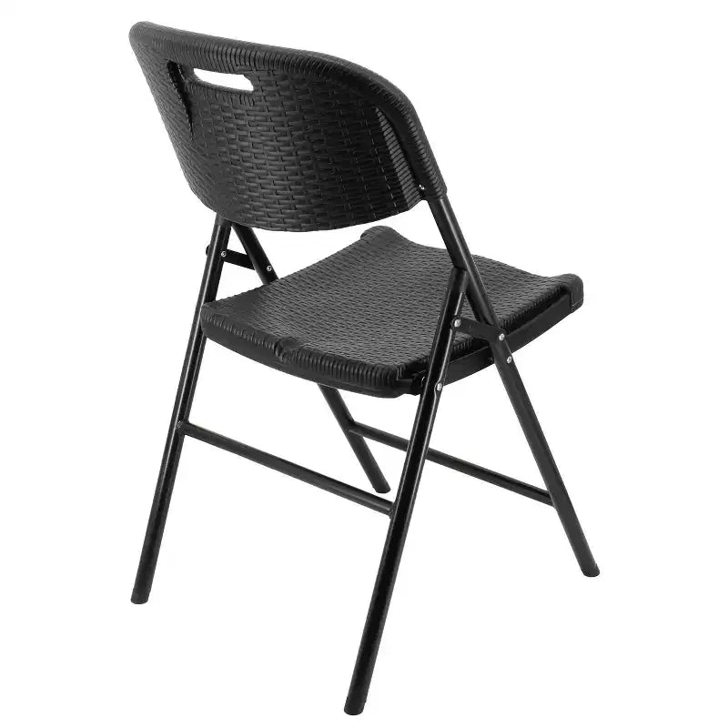 Chaise pliante en rotin pour l'intérieur et l'extérieur