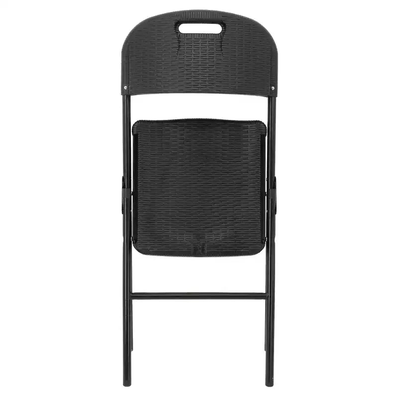 Chaise pliante en rotin pour l'intérieur et l'extérieur