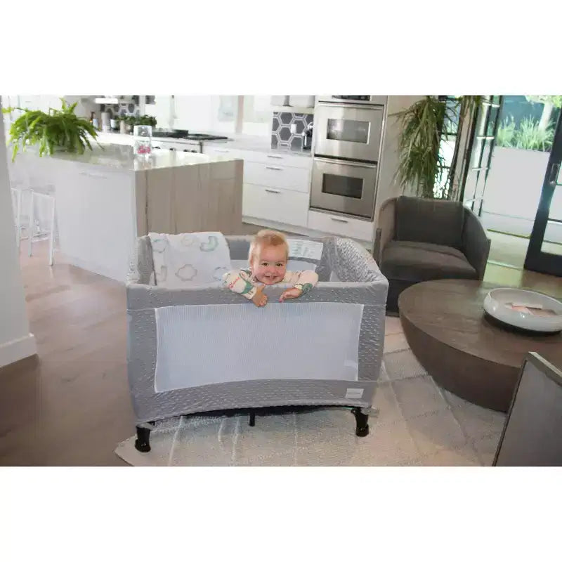 Housse en chenille pour parc à bras courbés