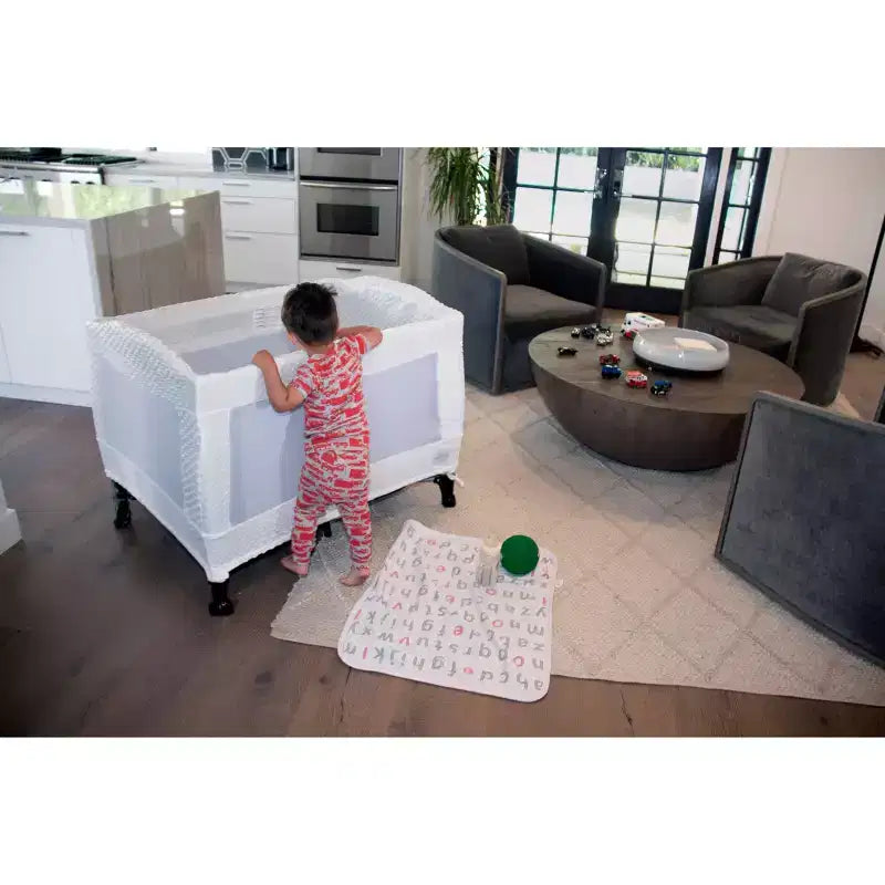 Housse en chenille pour parc à bras courbés