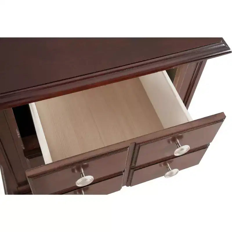 Table de chevet à 5 tiroirs (68,5 cm H x 40,6 cm l x 61 cm P)