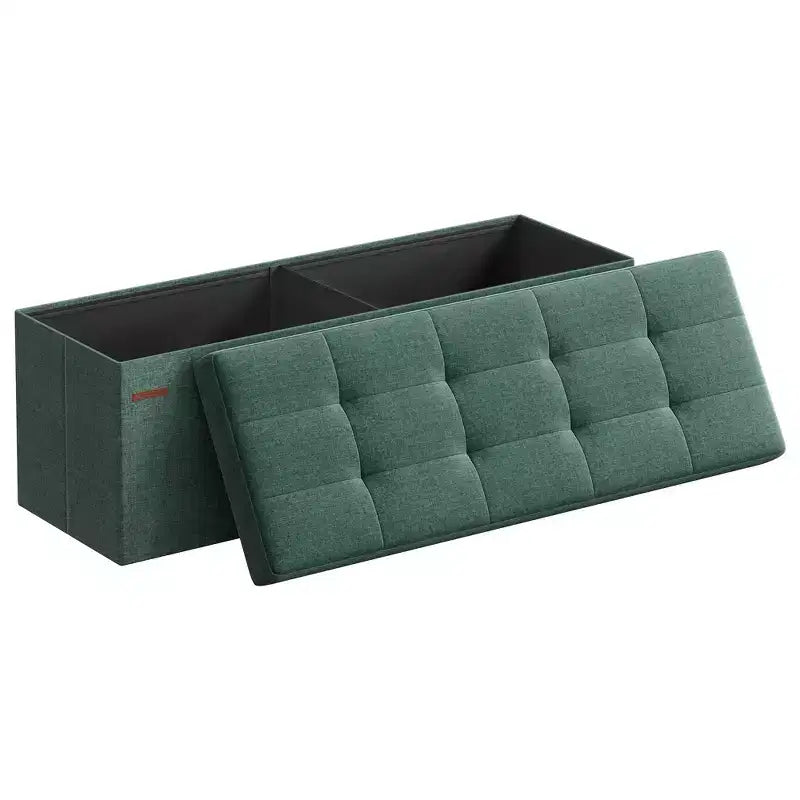 Banc Coffre de Rangement Pouf de Rangement Repose-Pieds Supporte jusqu'à 300 kg pour Chambre à Coucher Salon