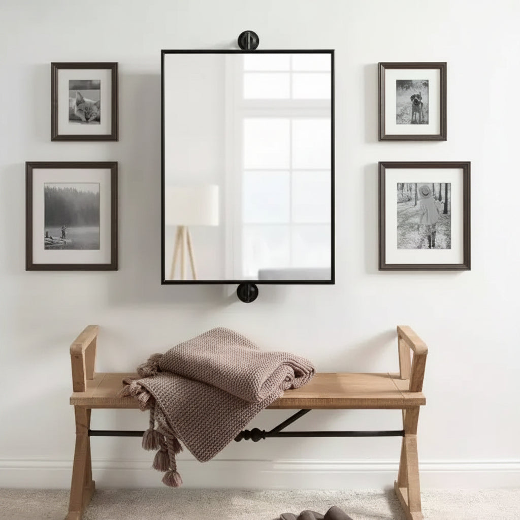Miroir pivotant rectangulaire 24x40
