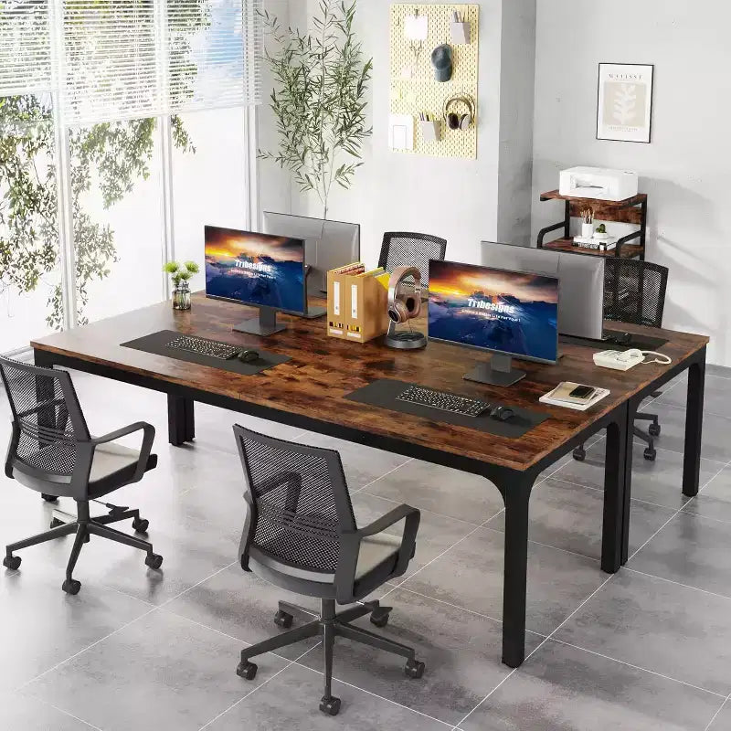 Bureau d'ordinateur extra-long de 78,7 pouces