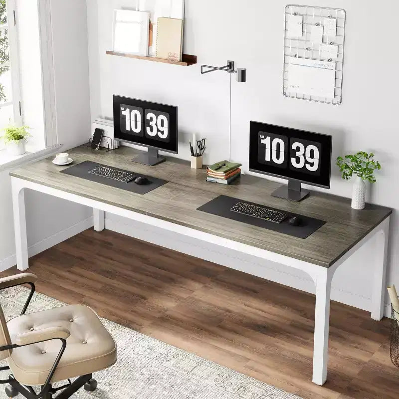 Bureau d'ordinateur extra-long de 78,7 pouces