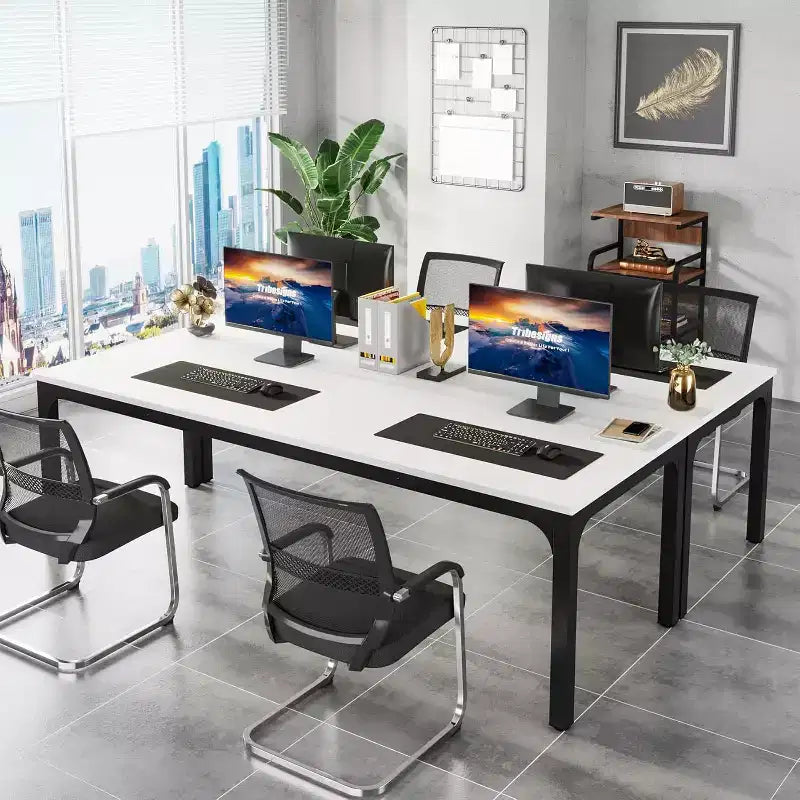 Bureau d'ordinateur extra-long de 78,7 pouces
