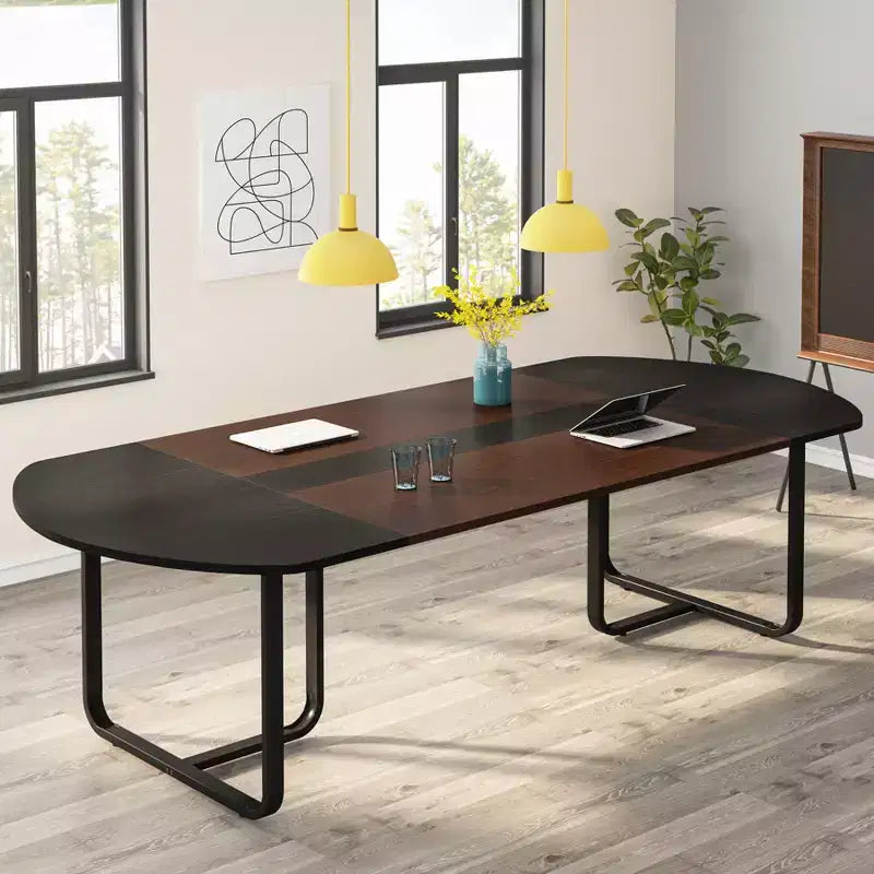 Table à manger ovale moderne 70,86