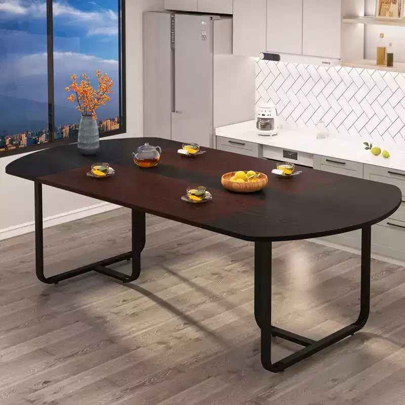 Table à manger ovale moderne 70,86