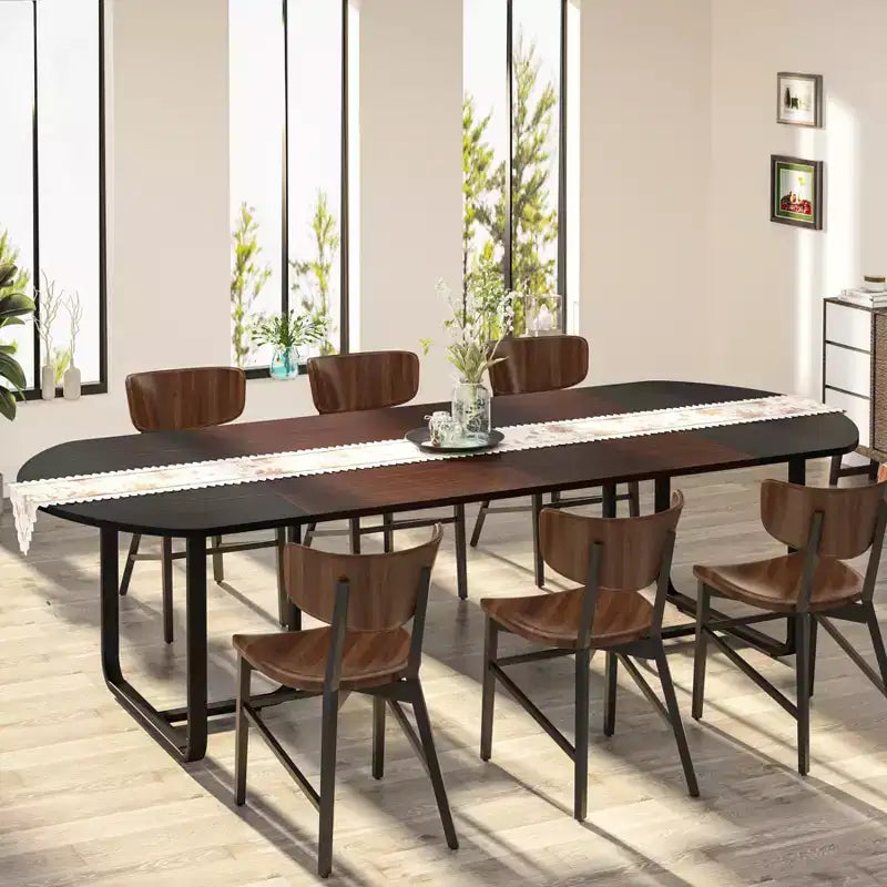 Table à manger ovale moderne 70,86