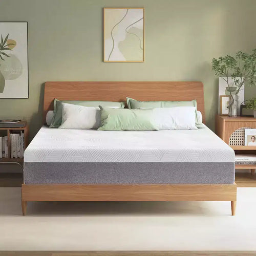 Wuleitex 10-inch full cold basic memory foam mattress without glass fiber, medium feel, breathable cooling layer, certified safety material