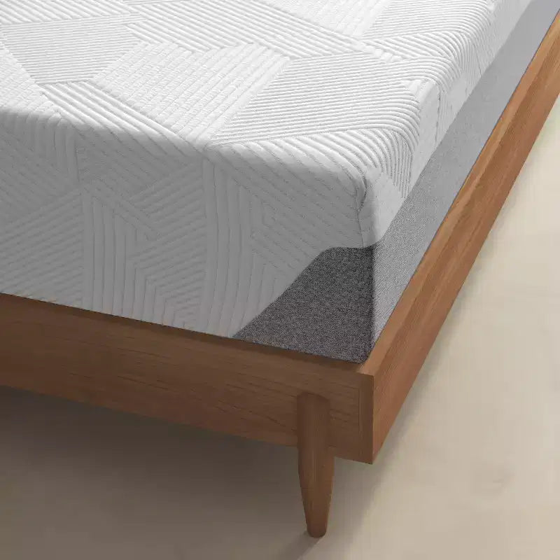 Matelas en mousse à mémoire de forme 10 pouces, basique, sans fibre de verre, sensation moyenne, couche rafraîchissante respirante, matériau certifié sûr