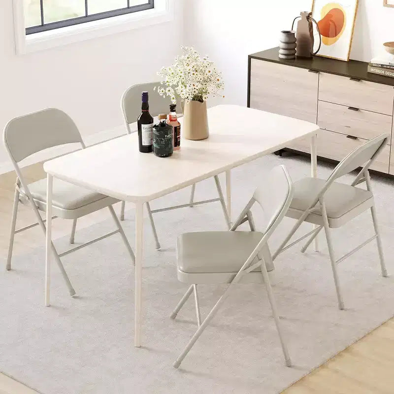 Chaises pliantes, chaises pliantes rembourrées en PU avec structure métallique supportant jusqu'à 158 kg