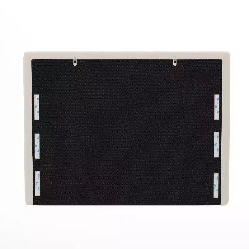 Tête de lit en faux lin avec revêtement élégant, deux options de suspension, station de charge avec 2 prises, port USB, port USB-C