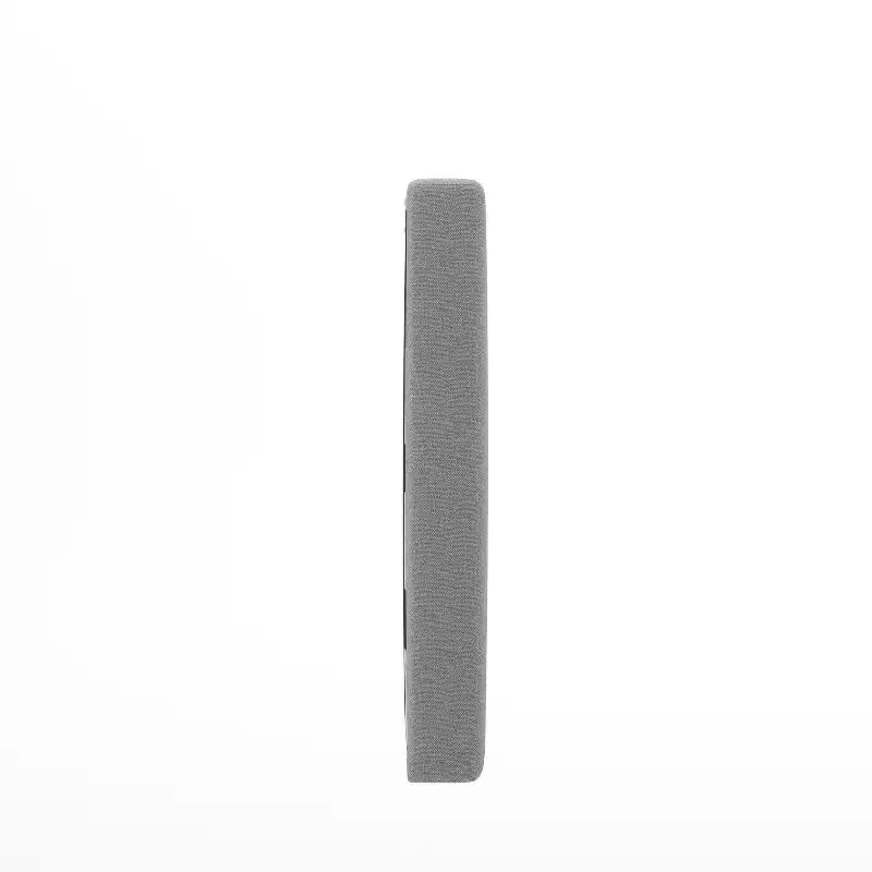 Tête de lit en faux lin avec revêtement élégant, deux options de suspension, station de charge avec 2 prises, port USB, port USB-C